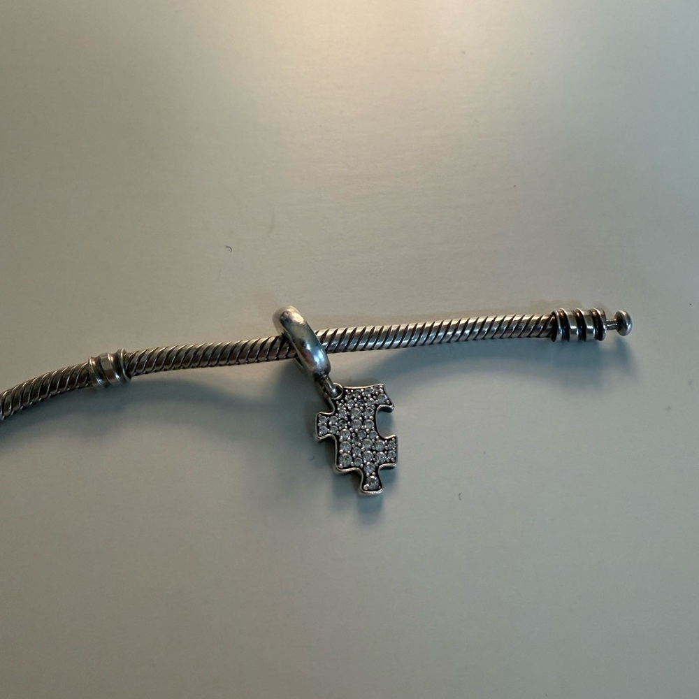 Pandora Silver Puzzle Charm